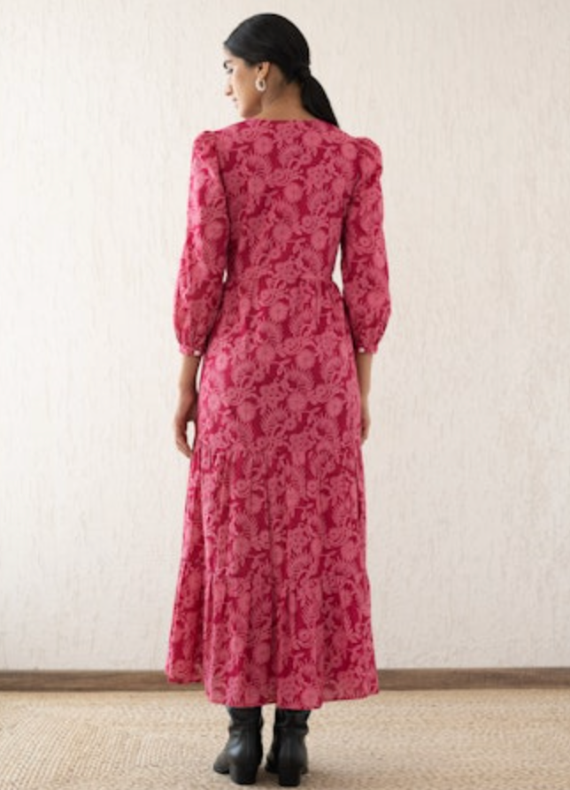 Castor Dress Winterberry