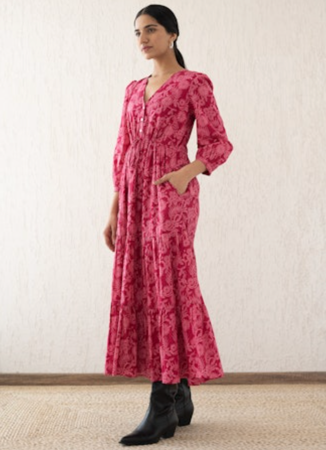 Castor Dress Winterberry