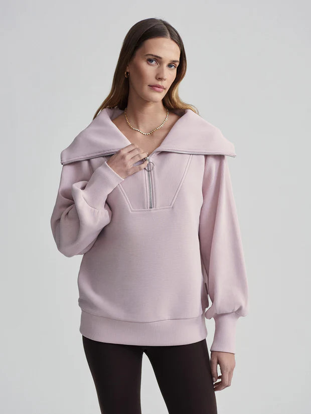 Vine Half Zip Burnished Lilac