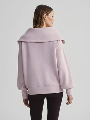 Vine Half Zip Burnished Lilac