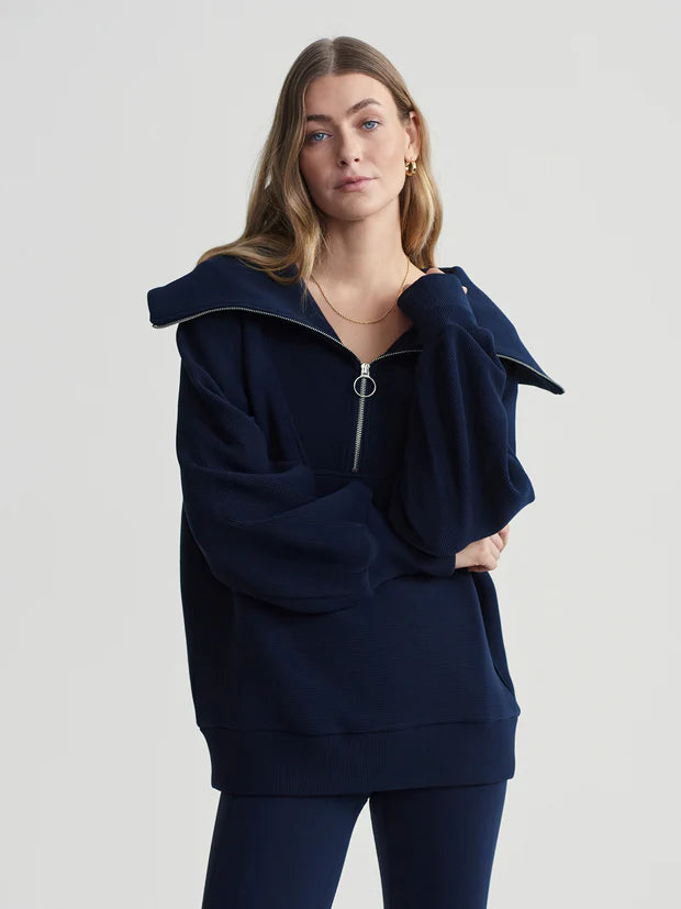 Vine Half Zip Dark Sapphire