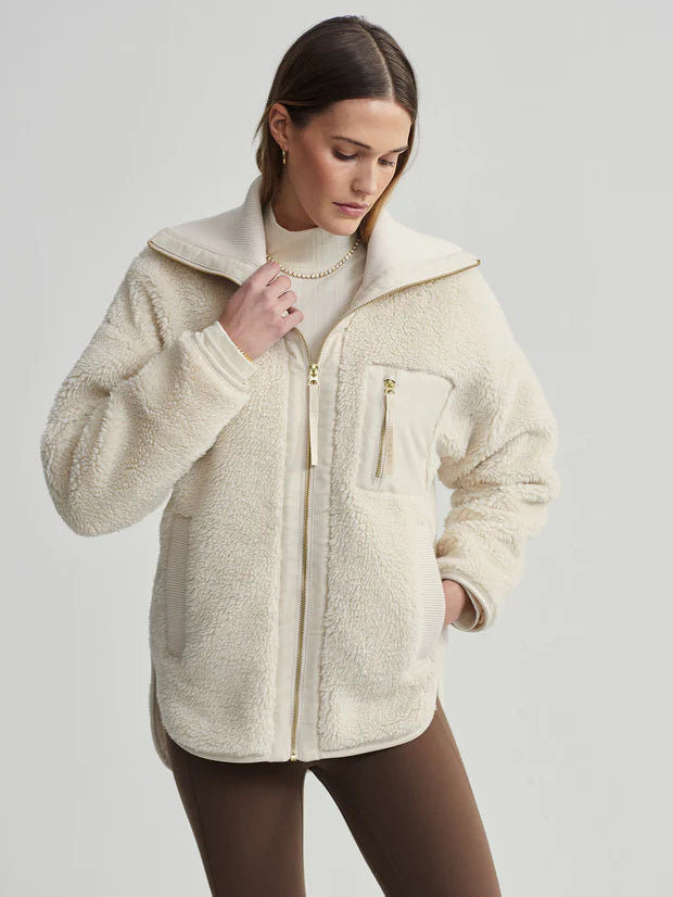 Myla Zip Through Jacket Sandshell