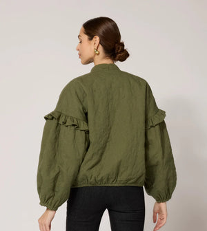 Bobbi Reversible Jacket Army Green