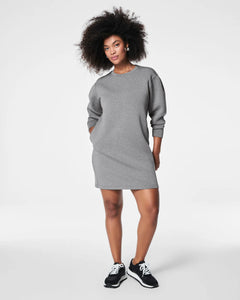 Airessentials Crew Neck Dress Grey Heather