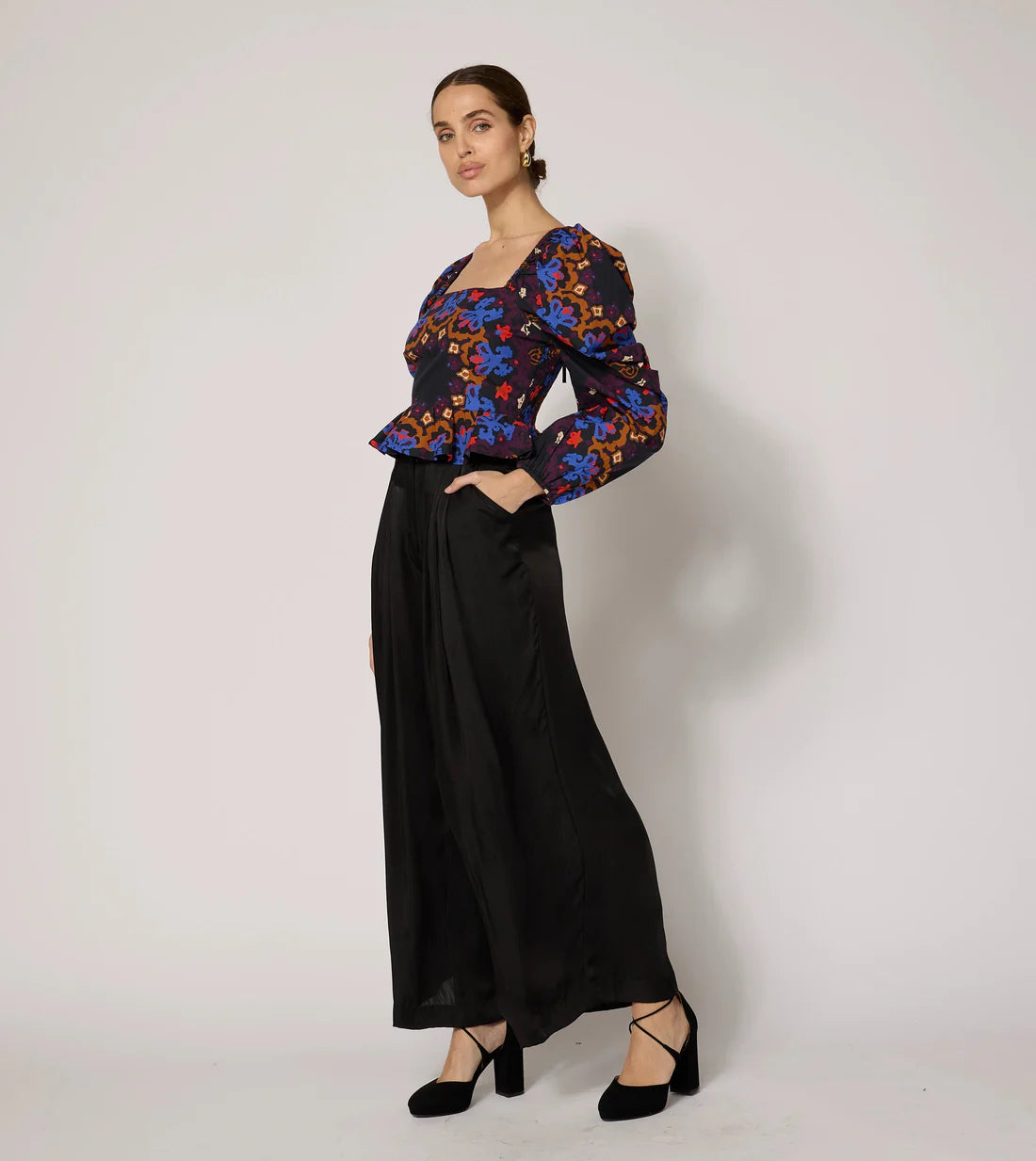 Elizabeth Top Venezia Print