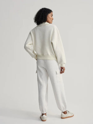 Roselle Half Zip Fleece Egret