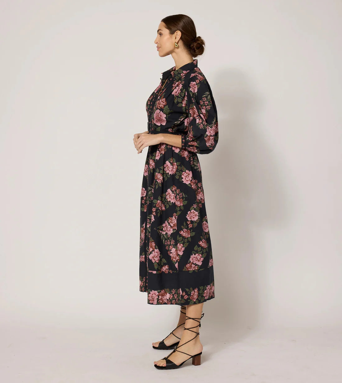 Gillian Midi Dress Juliet Print