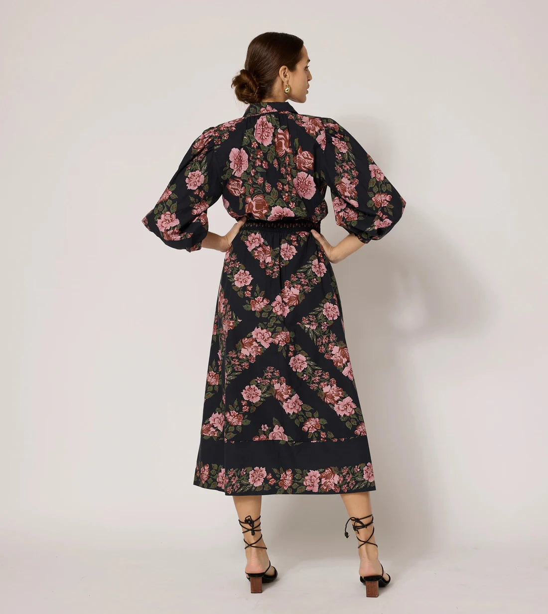 Gillian Midi Dress Juliet Print