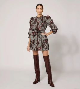 Ivana Mini Dress Castello Print