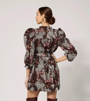 Ivana Mini Dress Castello Print