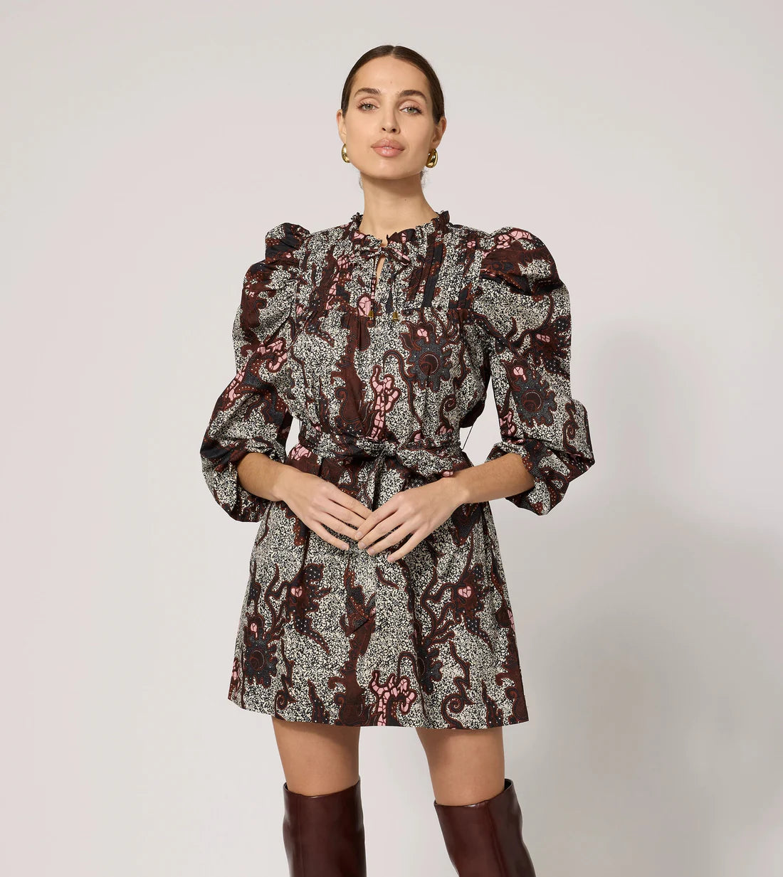 Ivana Mini Dress Castello Print