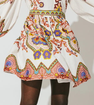 Leigh Mini Dress Lagos Print