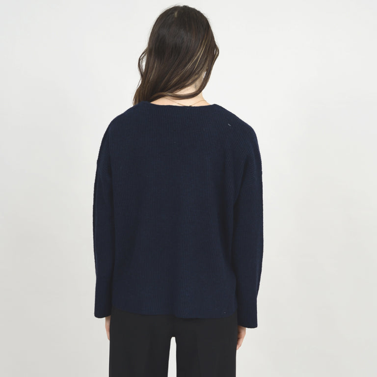 Xhosa Vneck Pullover Navy