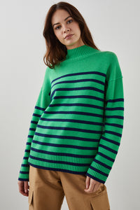 Sasha Sweater Kelly Navy 90% WOOL 10% CASHMERE