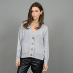 Patsy Vneck Cardigan Grey