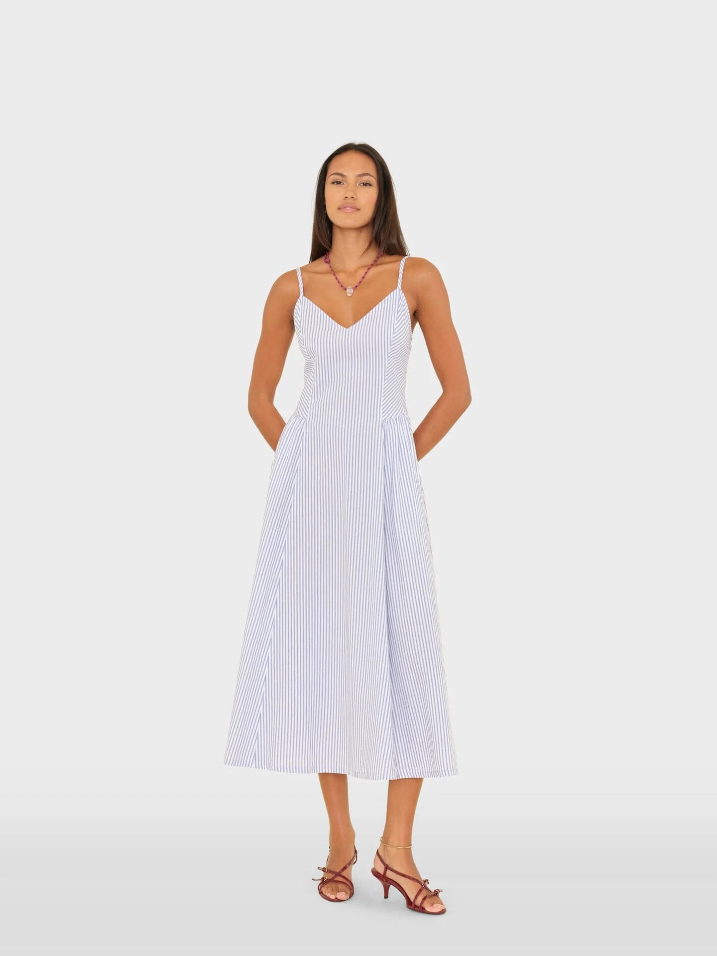 blue and white bardot dress Aggie Color:OFF-WHITE or weekend plans Dark Colors Teal Blue Anarkali Gown