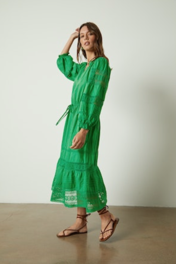 Chanelle Dress Green